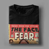 Men T-Shirts The Office Face Fear Dwight Fun Pure Cotton Tees Short Sleeve T Shirt Round Collar Clothes New Arrival