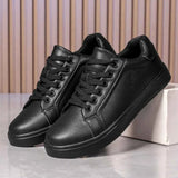 Leather Men Shoes Sneakers Trend Casual Shoe Breathable Leisure Male Sneakers Non-slip Footwear Men Vulcanized Shoes