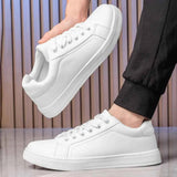 Leather Men Shoes Sneakers Trend Casual Shoe Breathable Leisure Male Sneakers Non-slip Footwear Men Vulcanized Shoes