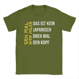 Men's Tshirt Retro Get A Beer T Shirt Funny German Jokes Alcohol Drinkers Dad Gift Streetwear Cotton Summer Casual T-shirts