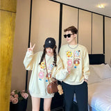 Family Sweatshirts Fashion Father Mother and Children Tops Korean Mom Dad and Daughter Son Matching Clothes Baby Toddler Romper Mein Shop