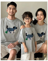 Family Clothing Set Tshirt Shorts Skirt Suit Set Family Look Fashion Mother Father Baby Boy Girl Clothes Family Matching Outfits - Mein Shop