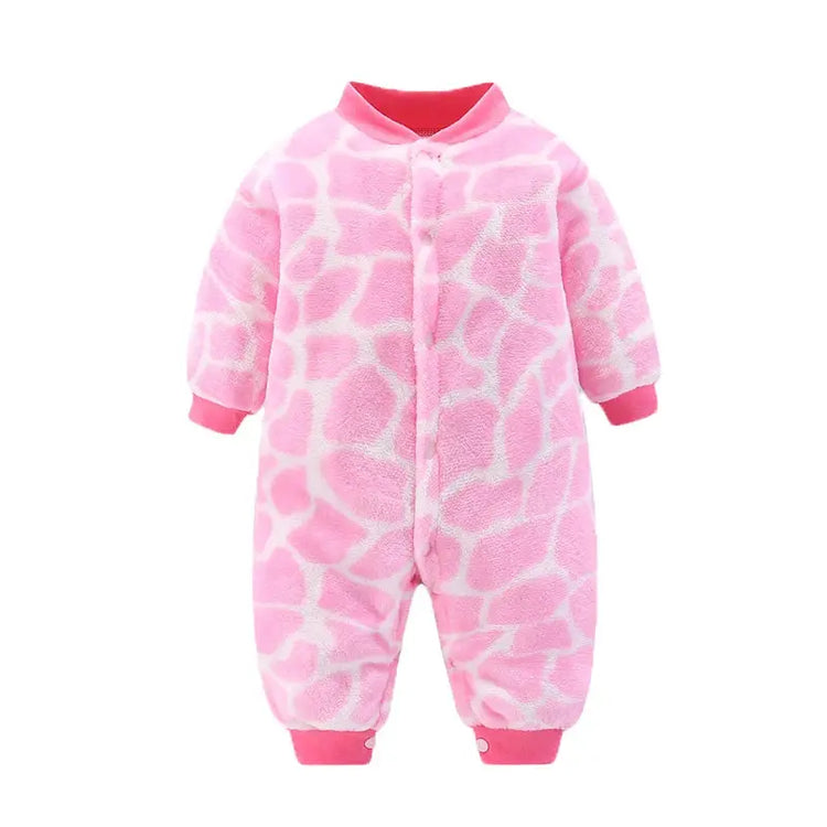 Newborn Baby Spring Winter Clothes Infant Jacket for Girls Jumpsuit for Boys Soft Flannel Bebe Romper Baby Clothes 0-18 Month - Mein Shop