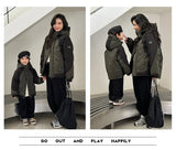 Family Matching Warm Clothes Winter Daughter Mother Thick Padded Coat Son Father Quilted Jacket Parents and Children Clothing - Mein Shop