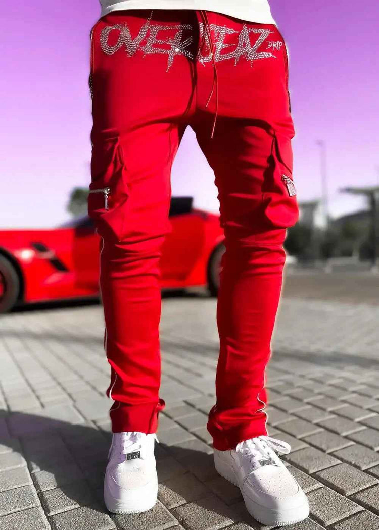 Multi Pocket Cargo Pants Men&