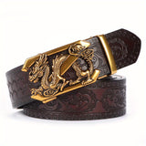 2pcs Men'S Genuine Leather Belts - Automatic Buckle, Black & Brown, Casual Jeans & Pants Belts, Durable & Stylish, Perfect Gift for Men, Everyday Comfort, Stylish Accessory, Sophisticated Design, Highquality Craftsmanship, Be