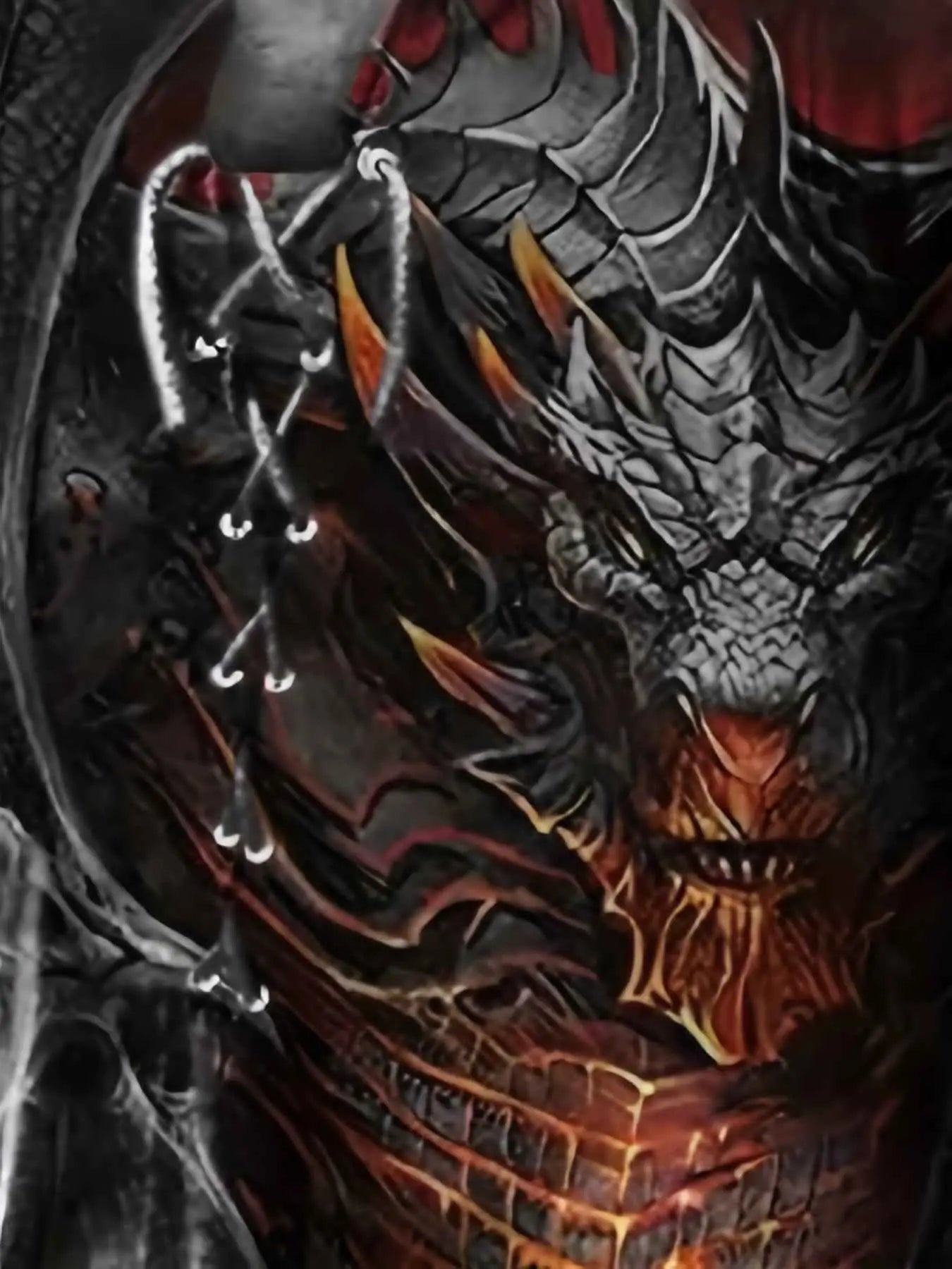 Scary Dragon 3D Print Men&