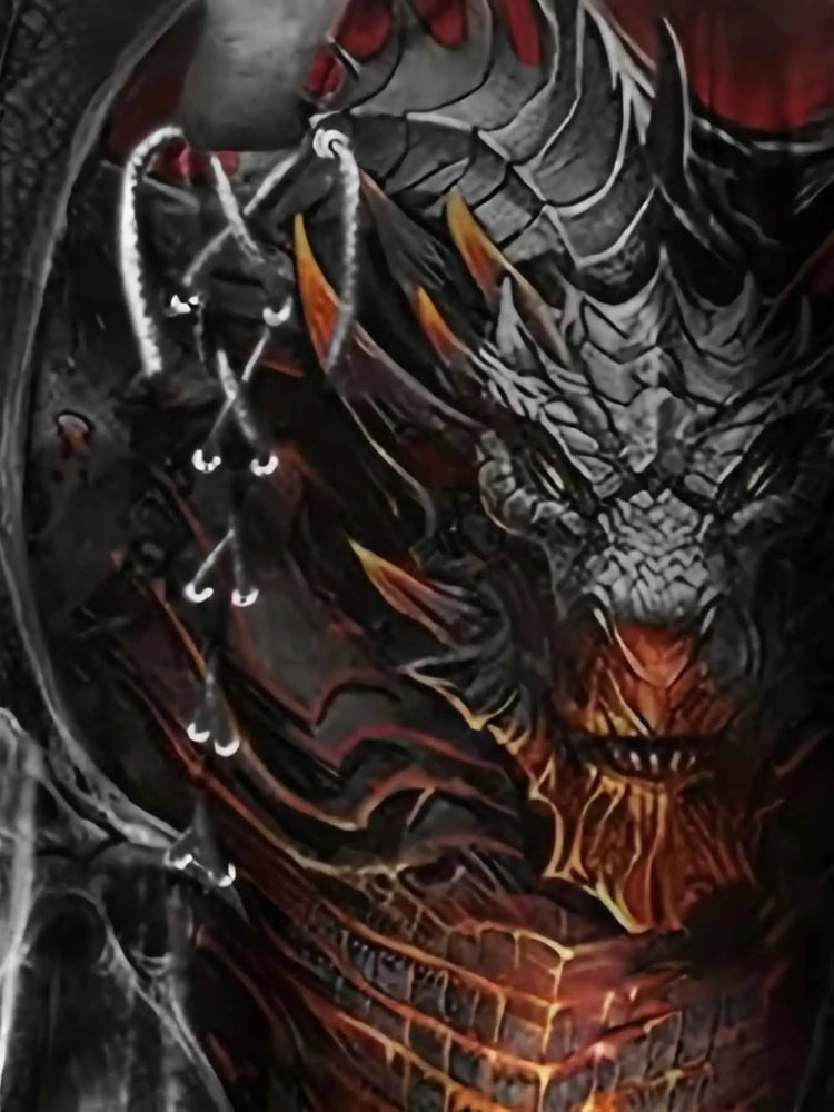 Scary Dragon 3D Print Men&