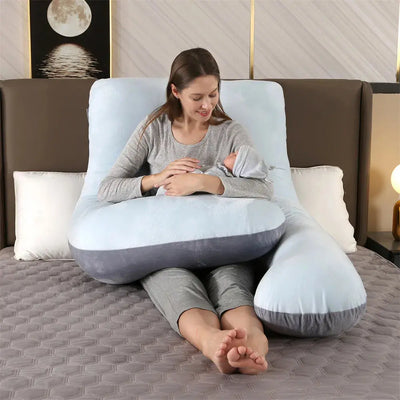 PANGDUBE Pregnancy Pillow 130*70cm Sleeping Waist Pillow for Pregnant Women Nursing Pillow Breastfeeding Cushion for Women - Mein Shop
