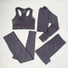 High Waist Elastic Seamless Yoga Wear Women Fitness Clothes Gym Clothing Workout Set Long Sleeve Crop Top Leggings Sports Suit - Mein Shop