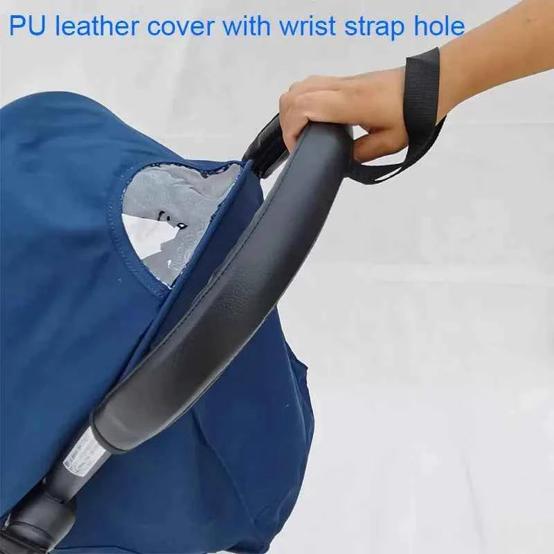 Baby Stroller Accessories leather Protective Case Cover and Armrest Bumper Bar Handrail Handle for Babyzenes Yoyo Yoya+ Pram