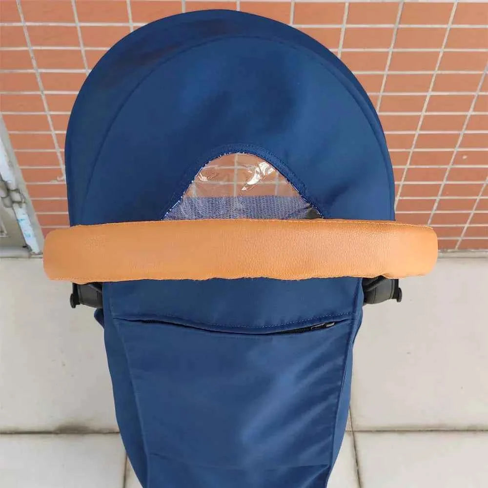 Baby Stroller Accessories leather Protective Case Cover and Armrest Bumper Bar Handrail Handle for Babyzenes Yoyo Yoya+ Pram
