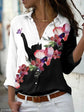 Fashion women shirt casual long-sleeved shirt women spring and autumn new women blouses - Mein Shop