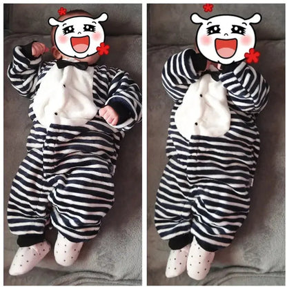 Newborn Baby Spring Winter Clothes Infant Jacket for Girls Jumpsuit for Boys Soft Flannel Bebe Romper Baby Clothes 0-18 Month - Mein Shop