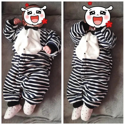 Newborn Baby Spring Winter Clothes Infant Jacket for Girls Jumpsuit for Boys Soft Flannel Bebe Romper Baby Clothes 0-18 Month - Mein Shop