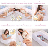 PANGDUBE Pregnancy Pillow 130*70cm Sleeping Waist Pillow for Pregnant Women Nursing Pillow Breastfeeding Cushion for Women - Mein Shop