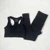High Waist Elastic Seamless Yoga Wear Women Fitness Clothes Gym Clothing Workout Set Long Sleeve Crop Top Leggings Sports Suit - Mein Shop