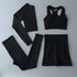High Waist Elastic Seamless Yoga Wear Women Fitness Clothes Gym Clothing Workout Set Long Sleeve Crop Top Leggings Sports Suit - Mein Shop