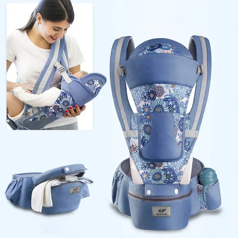 Newborn Ergonomic Baby Carrier Backpack Infant Baby Hipseat Carrier Front Facing Ergonomic Kangaroo Baby Wrap Sling Travel - Mein Shop