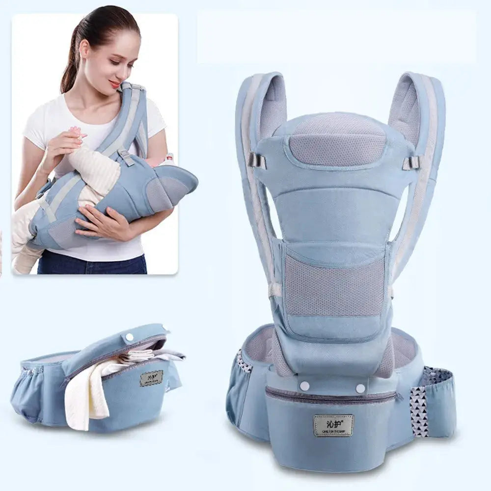 Newborn Ergonomic Baby Carrier Backpack Infant Baby Hipseat Carrier Front Facing Ergonomic Kangaroo Baby Wrap Sling Travel - Mein Shop
