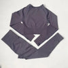High Waist Elastic Seamless Yoga Wear Women Fitness Clothes Gym Clothing Workout Set Long Sleeve Crop Top Leggings Sports Suit - Mein Shop