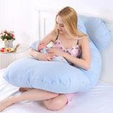 PANGDUBE Pregnancy Pillow 130*70cm Sleeping Waist Pillow for Pregnant Women Nursing Pillow Breastfeeding Cushion for Women - Mein Shop