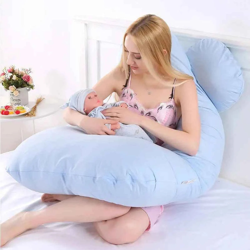 PANGDUBE Pregnancy Pillow 130*70cm Sleeping Waist Pillow for Pregnant Women Nursing Pillow Breastfeeding Cushion for Women