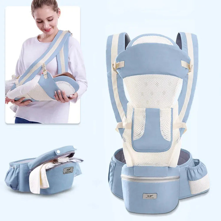 Newborn Ergonomic Baby Carrier Backpack Infant Baby Hipseat Carrier Front Facing Ergonomic Kangaroo Baby Wrap Sling Travel - Mein Shop