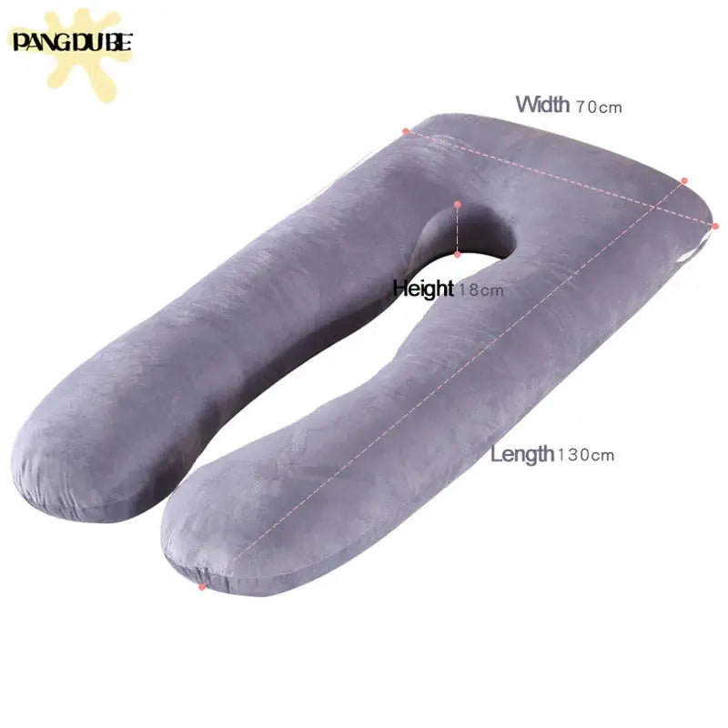 PANGDUBE Pregnancy Pillow 130*70cm Sleeping Waist Pillow for Pregnant Women Nursing Pillow Breastfeeding Cushion for Women - Mein Shop