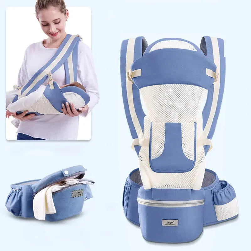 Newborn Ergonomic Baby Carrier Backpack Infant Baby Hipseat Carrier Front Facing Ergonomic Kangaroo Baby Wrap Sling Travel - Mein Shop