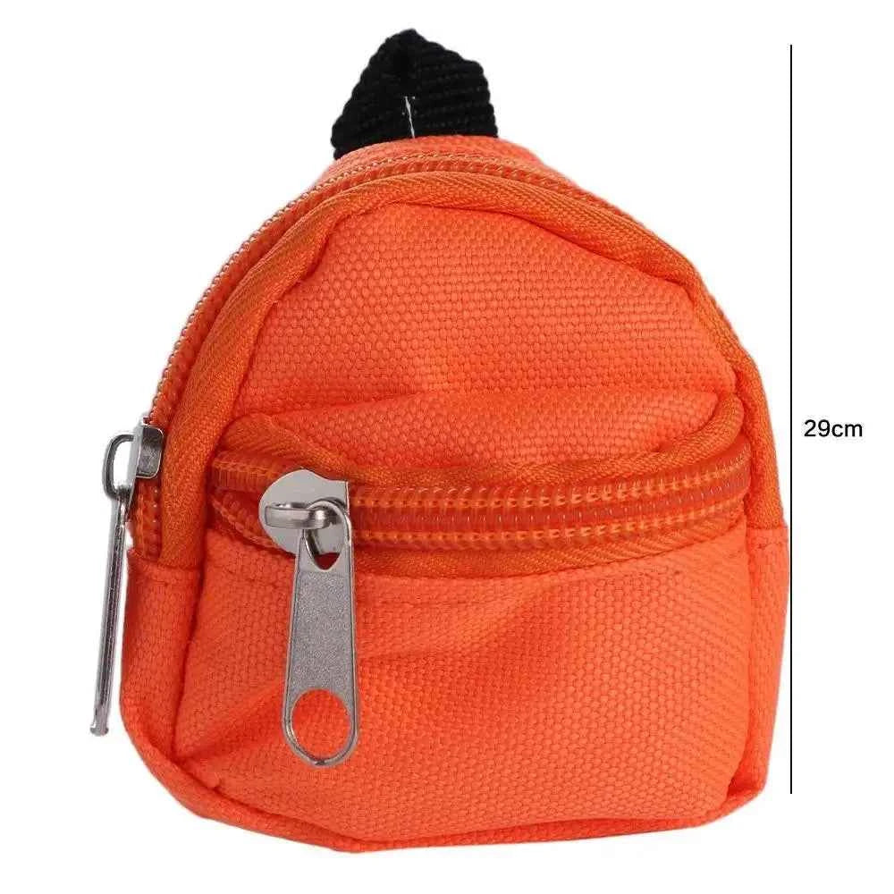 Gifts Dolls Accessories 1/6 BJD Rucksack With Zipper Kids Gifts BJD Doll Schoolbag Doll Backpack Doll Bag Miniature Doll Bag