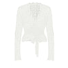 Women's T-shirt New Autumn Club Party Sexy Lace Tees Streetwear Fashion Long Sleeves T-shirt Lady Versatile Casual Slim Clothing - Mein Shop