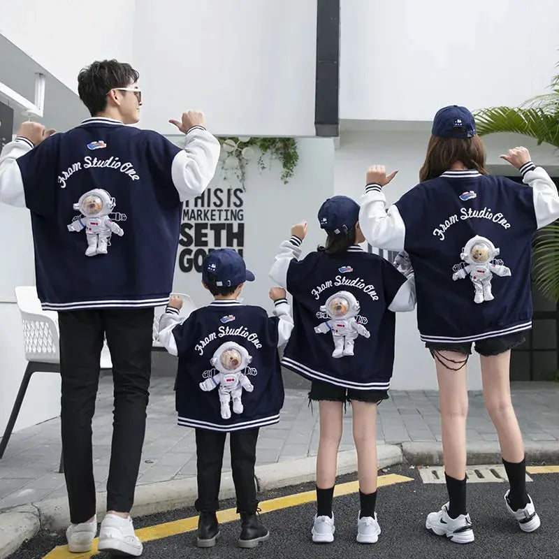 Fashion Family Matching Clothing Parent-child Same Jacket Mother and Daughter Coat Father and Son Boy Children Clothes Outerwear - Mein Shop