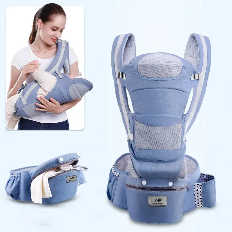 Newborn Ergonomic Baby Carrier Backpack Infant Baby Hipseat Carrier Front Facing Ergonomic Kangaroo Baby Wrap Sling Travel - Mein Shop