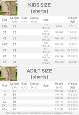 Family Matching Clothes Sets for Couple Mother and Daughter Tops Skirts Two Piece Outfits Father and Son Sweatshirts Shorts Suit - Mein Shop