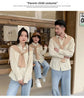 Family Matching Clothes 2024 Korea Spring Dad Mom and Baby Same Shirts for Women Fashion Clothing Children Boy Girl Plaid Blouse - Mein Shop