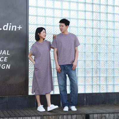 Family Look Clothes Mom and Daughter Same Dress Dad Short Sleeve T Shirts Mother and Son Kids Clothing Children Two Piece Outfit - Mein Shop