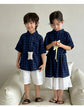 Family Matching Clothes Boy Girl Outfit Set Father and Son Shirt Shorts Suit Mother and Daughter Dress Same Girl Blouse Dress - Mein Shop