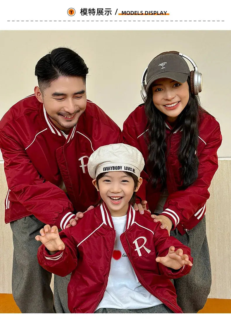 Winter Family Warm Coat Fashion Parent-child Matching Clothes Mom Dad Baby Clothing Korean Father Mother Son Daughter Thick Coat - Mein Shop