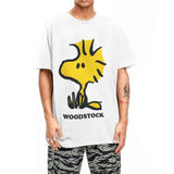 Men Women T Shirt Woodstock Cartoon T-Shirts Trendy Cool Summer Tees Funny Custom Logo 100 Cotton Clothing Gift Idea