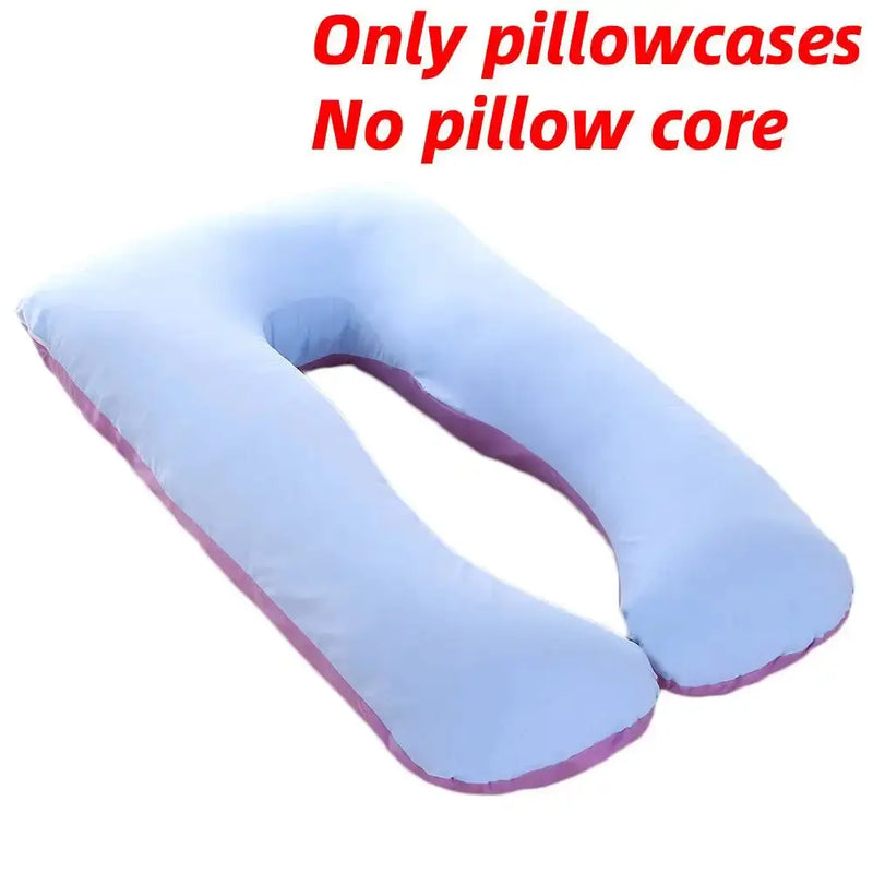 Pregnant Pillow Case Maternity Pillow Case Pure Cotton Cover Multifunction U-shape for Pregnant Women - Mein Shop