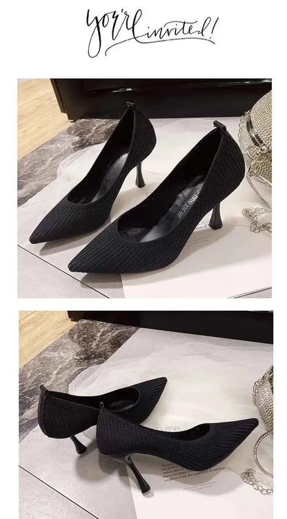 Comemore Comfortable Stilettos Dress Women&