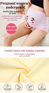 Cotton Panties For Pregnant Maternity Underwear Panty Clothes for Pregnant Women Pregnancy Brief High Waist Maternity Intimates