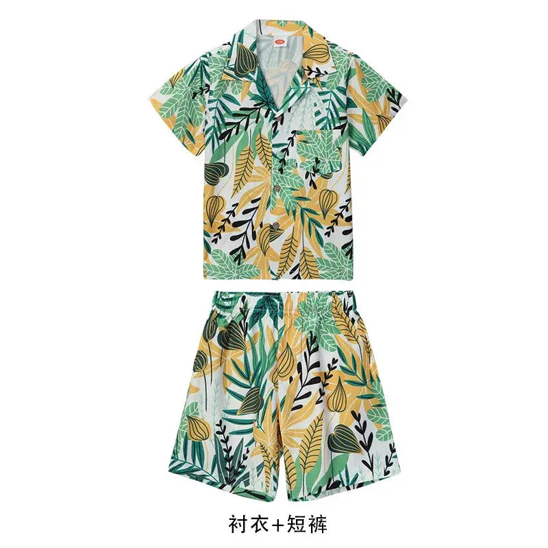 Family Fashion Beach Father and Son Outfits Vacation Look Mother Daughter Baby Girl Dress Holiday Parents and Children Clothes Mein Shop