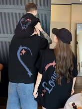 2025 new style parent-child outfits, summer T-shirts for a family of three or four, family sets, short-sleeved T-shirt tops - Mein Shop