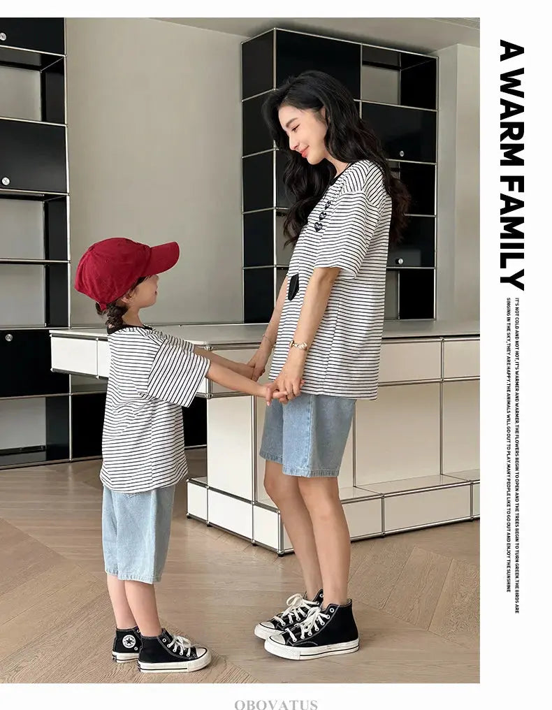 Family Vacation 2025 Summer Tshirt Shorts Clothing Set Family Matching Outfit Holiday Party Clothes Wear Couple Child Costume - Mein Shop