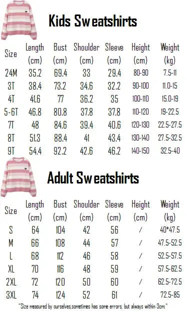 Family Couple Sweatshirts Matching Set Fashion Autumn Father Mother and Son Daughter Clothes Korean Parents and Children Outfits - Mein Shop