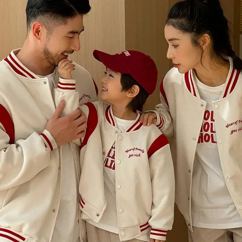 Winter Jacket for The Whole Family Warm Thick Coat Fashion Korean Father Mother and Daughter Son Children Long Sleeve Outerwear - Mein Shop