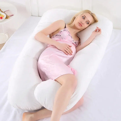 Maternity Pillow Case Pure Cotton Cover U-Type for Pregnancy Women - Mein Shop