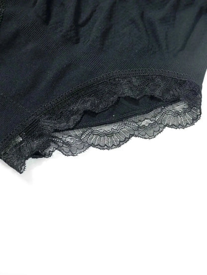 Schwangere Frauen Unterwäsche: Nahtlose, hochtaillierte und atmungsaktive Unterhose mit Spitzenrand für maximalen Komfort